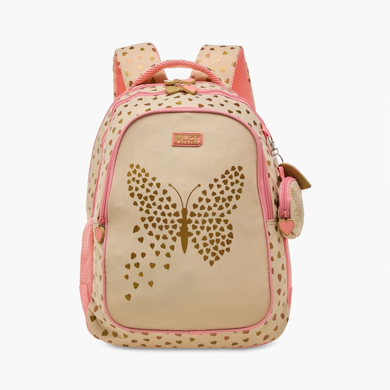 Must Butterfly Print Backpack for Girls - Image 1